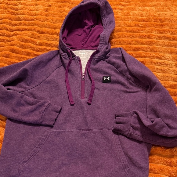 Under Armour Deep Purple Half-Zip Hoodie - Picture 2 of 5